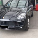 Porsche Macan S Diesel 3.0 TDI con retrofitting Active Sound - vista frontale