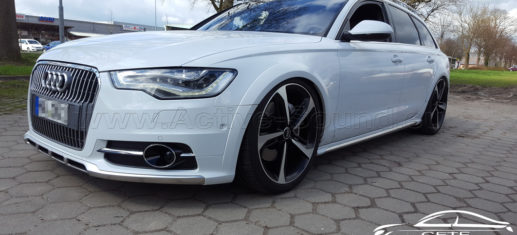 Audi A6 Allroad 4G - Active Suspension Control - individual lowering for air suspension - left lateral front view