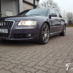 Audi A8 4E 4.2 TDI S-Optik - Active Sound Nachrüstung - seitliche Frontansicht