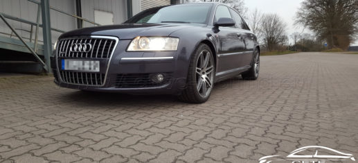 Audi A8 4E 4.2 TDI S-Optics - retrofitting Active Sound - facciata laterale