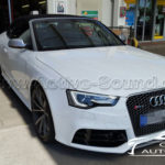 Audi RS5 4.2 FSI V8 - retrofitting Active Sound - facciata laterale