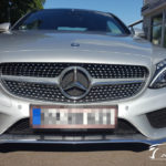 Mercedes Benz C300 W205 Coupé - Attivo retrofitting Suono e rimodellamento C63 - vista frontale