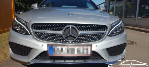 Mercedes Benz C300 W205 Coupé - Active Sound Nachrüstung und C63 Umbau - Frontansicht