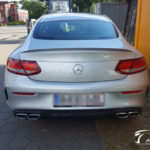 Mercedes Benz C300 W205 Coupé - Active Sound Nachrüstung und C63 Umbau - Heckansicht