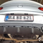 Mercedes Benz C300 W205 Coupé - Active Sound retrofitting and remodeling C63 - lower rear view