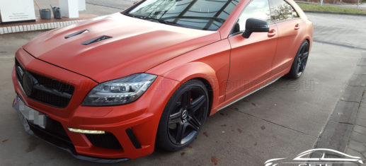 Mercedes Benz CLS 350 CDI Prior Design - conversion to 63 AMG optic and Active Sound retrofitting - sideview