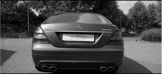 Mercedes Benz S500 W221 - Active Sound retrofitting with sound module and sound generator