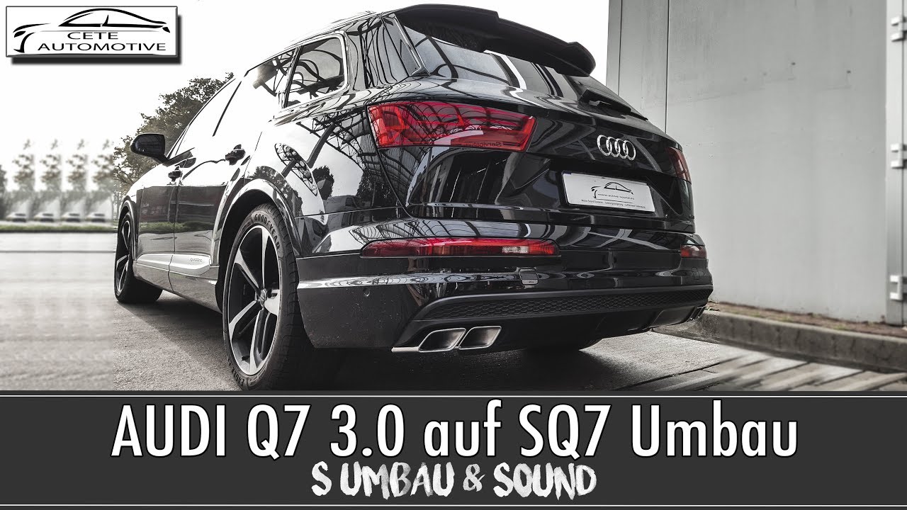 Audi Q7 3.0 auf SQ7 Umbau + Sound Booster - Active Sound